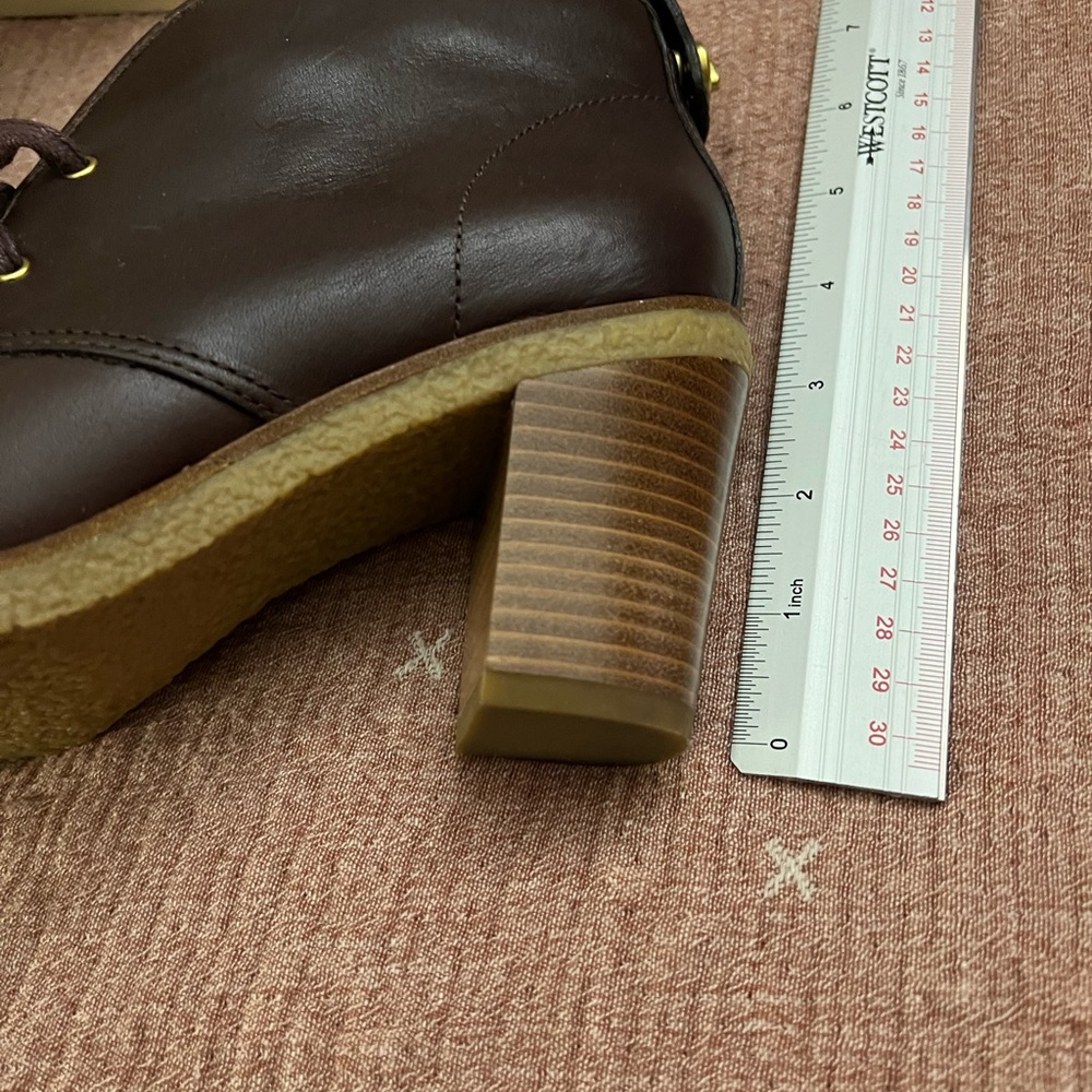 Coach Women's Burgundy Ankle Booties - Picture 6 of 9